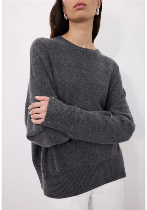 anaa round neck sweater woman anthracite LOULOU DE SAISON | ANAA LDSANTHRACITE